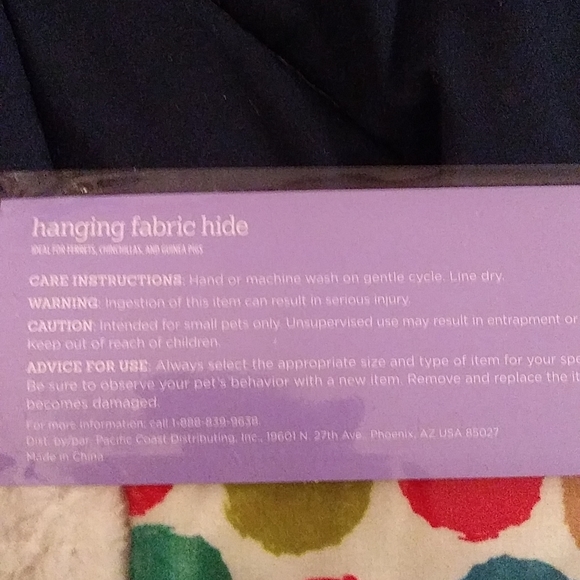 NWT All Living Things Hanging Fabric Hide - Picture 4 of 4